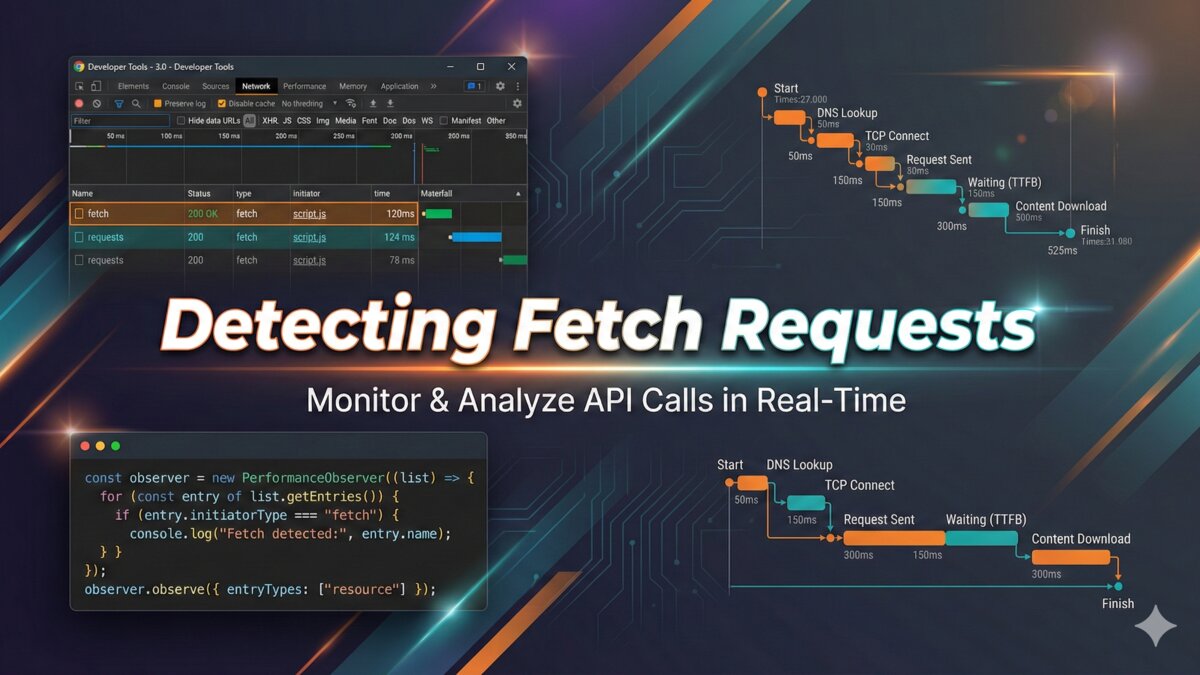 Detect Fetch Requests with PerformanceObserver